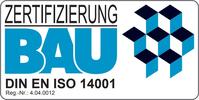 Zertifizierung BAU DIN EN ISO 14001