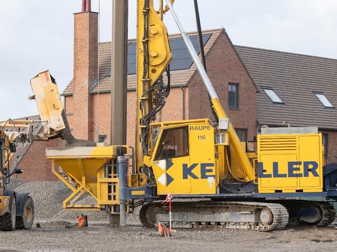 Grondverbetering Tudor castle appartments Hoofddorp