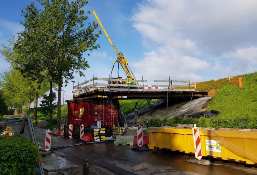 Stabilisatie grindpakket Elsloo